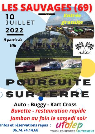 Affiche Trophée Rhodanien les Sauvages - 10 juillet 2022
