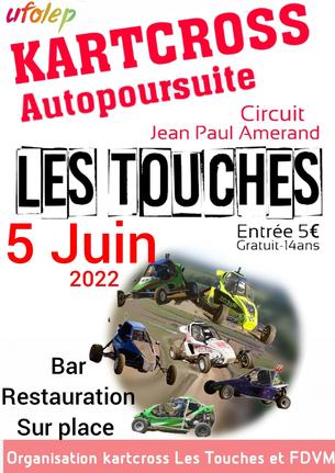 Affiche KART CROSS LES TOUCHES - 5 juin 2022