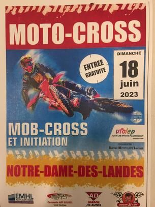 Affiche MOTO CROSS - 18 juin 2023