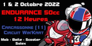 Affiche PMC Endurance 50cc - 12 Heures - 1/2 octobre 2022