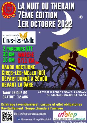 Affiche Nuit du Thérain 2022 - 1 octobre 2022