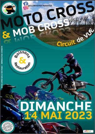 Affiche MC Vue : Course Moto-Cross Départemental UFOLEP44 - 14 mai 2023 - 14 Mai 2023