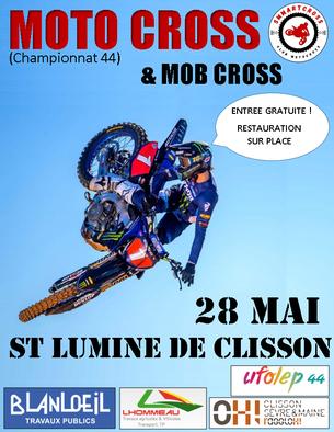 Affiche SMMART CROSS : Moto-Cross Départemental UFOLEP44 - 28 MAI 2023 - 28 Mai 2023