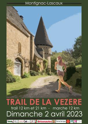 Affiche Trail de la Vézère - 2 avril 2023