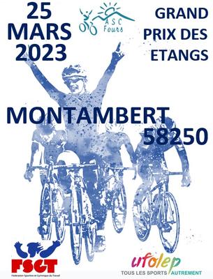 Affiche PRIX DES ETANGS DE MONTAMBERT - 25 mars 2023