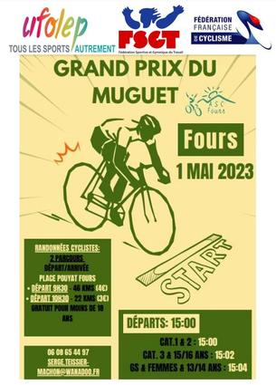 Affiche PRIX DU MUGUET - FOURS 58250 - 1 Mai 2023