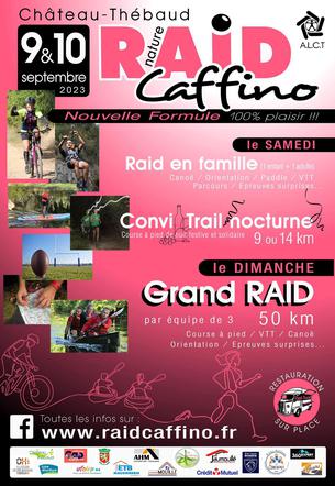 Affiche RAID CAFFINO 2023 - 9/10 septembre 2023