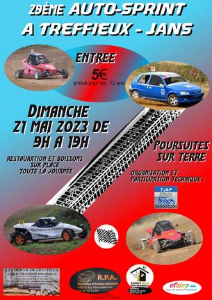 Affiche Treffieux-Jans Auto Poursuites - 21 Mai 2023