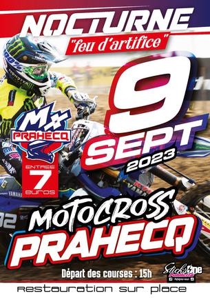 Affiche Motocross PRAHECQ - 9/10 septembre 2023
