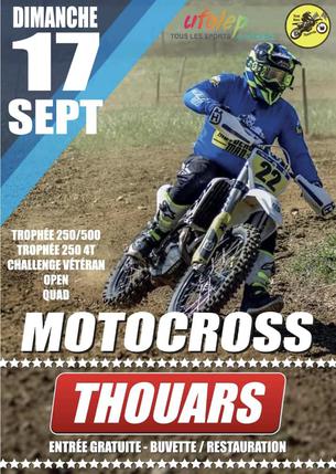 Affiche MOTOCROSS - 17 septembre 2023