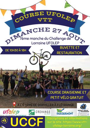 Affiche Course XC Créhange - 27 août 2023