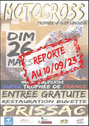 Affiche MOTOCROSS PRISSAC - 10 septembre 2023