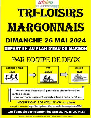 Affiche Tri-loisirs Margon - 26 Mai