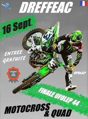 Affiche Motocross Dréfféac - Finale du championnat - 16 septembre 2018