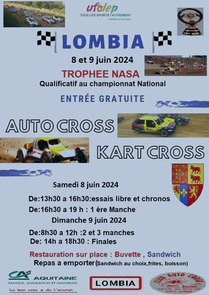Affiche Lombia 08 et 09 Juin - 8/9 juin 2024