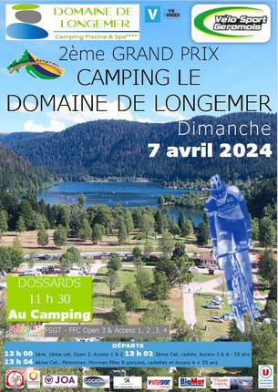 Affiche 2ème Grand Prix " Camping Le Domaine de Longemer" - 7 avril