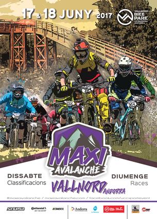 Affiche MAXIAVALANCHE Andorre - 17/18 juin 2017