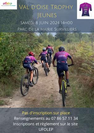 Affiche Val d'Oise Trophy Jeunes SURVILLIERS - 8 juin