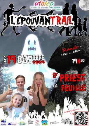 Affiche Epouvantrail 2024 - 19 octobre