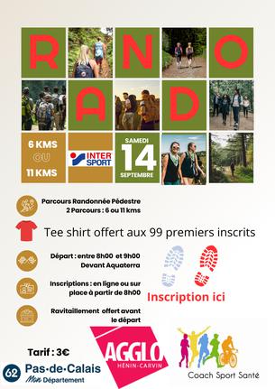 Affiche Rando Trail des Iles 2024 - 14 septembre