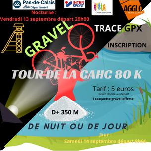 Affiche Tour de la CAHC GRAVEL 80K - 13/14 septembre