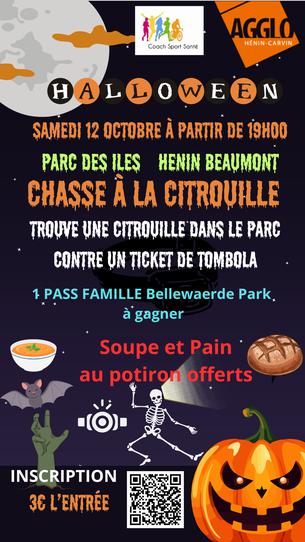 Affiche CHASSE À LA CITROUILLE 2024 - 12 octobre