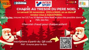 Affiche Chasse au trésor du Père Noël - 30 novembre