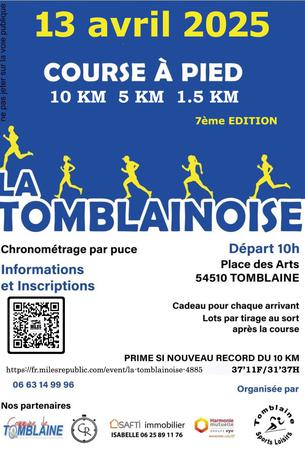 Affiche La Tomblainoise - 13 avril