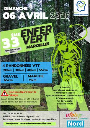 Affiche ENFERVERT MAROILLES - 6 avril