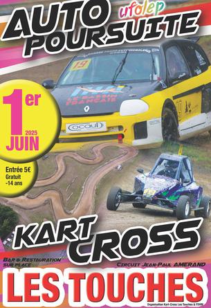 Affiche KART CROSS LES TOUCHES - 1 juin