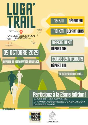 Affiche LUGA'TRAIL - 5 octobre