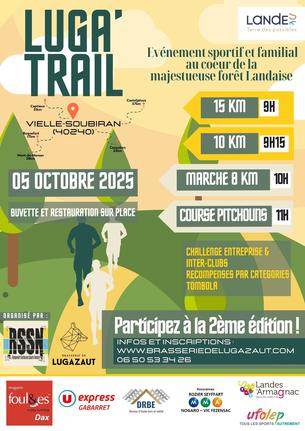 Affiche LUGA'TRAIL - 5 octobre
