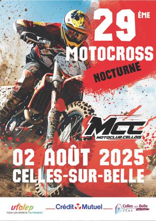 Affiche Motocross semi nocturne - 2/3 août