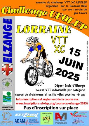 Affiche VTT XC Elzange 15 juin 2025 - 15 June