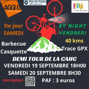 Affiche Week en d sport santé nature du Parc des îles de la CAHC - 19/20 septembre