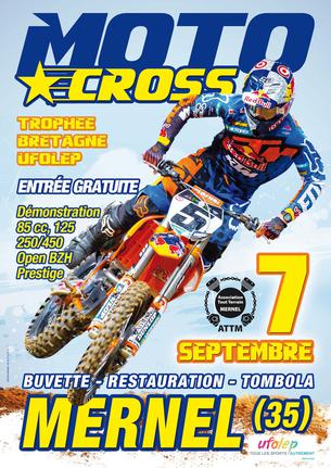 Affiche MOTOCROSS DE MERNEL - 7 septembre