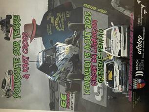Affiche Poursuite sur terre / kart cross Guémené-Penfao - 15 août