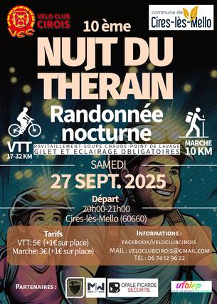 Affiche 10e Nuit du Thérain - 27 septembre