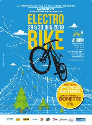 Affiche Electro Bike Auron - 29/30 June 2019