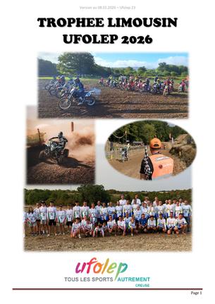 Affiche TROPHEE MX DU LIMOUSIN 2026 - 26 avr/20 sep