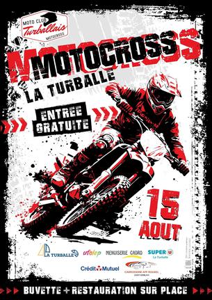 Affiche Motocross LA TURBALLE - Championnat UFOLEP 44 2026 - 15 août