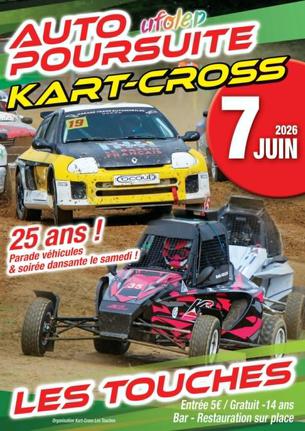 Affiche KART CROSS LES TOUCHES - 7 juin
