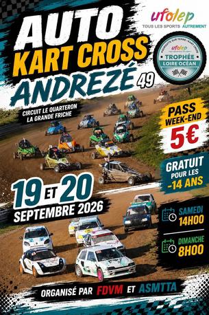Affiche Kart-Cross Andrezé - 19/20 septembre