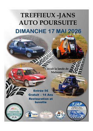 Affiche TREFFIEUX JANS AUTO POURSUITE - 17 Mai