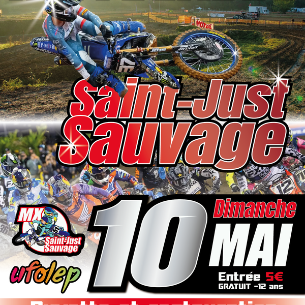 MOTOCROSS UFOLEP CHAMPAGNE ARDENNE - MX Saint-Just-Sauvage - 10 Mai