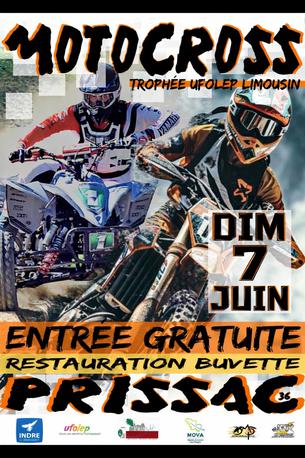 Affiche MOTOCROSS PRISSAC - 7 juin