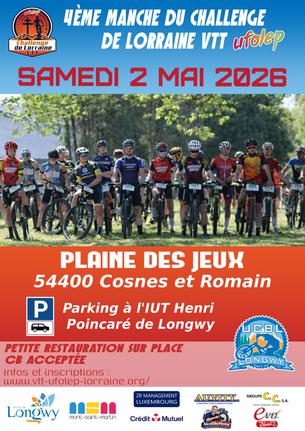 Affiche 4ème manche du Challenge de Lorraine - 2 Mai