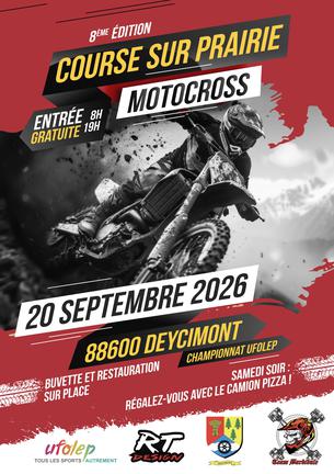 Affiche Course sur prairie Team Barbibule - 20 septembre