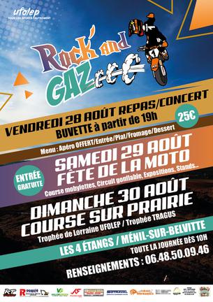 Affiche TROPHEE TRAGUS ROCK AND GAZ - 30 août