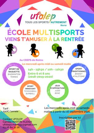 Affiche Ecole multisport - 16 sep/23 jui